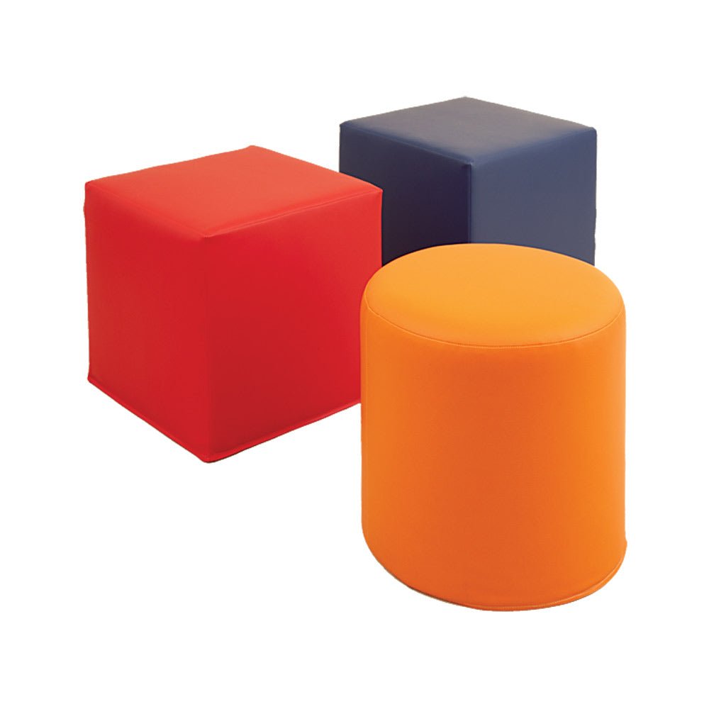 Foam Seating Shapes – Cube or Cylinder - Sensory Equipment