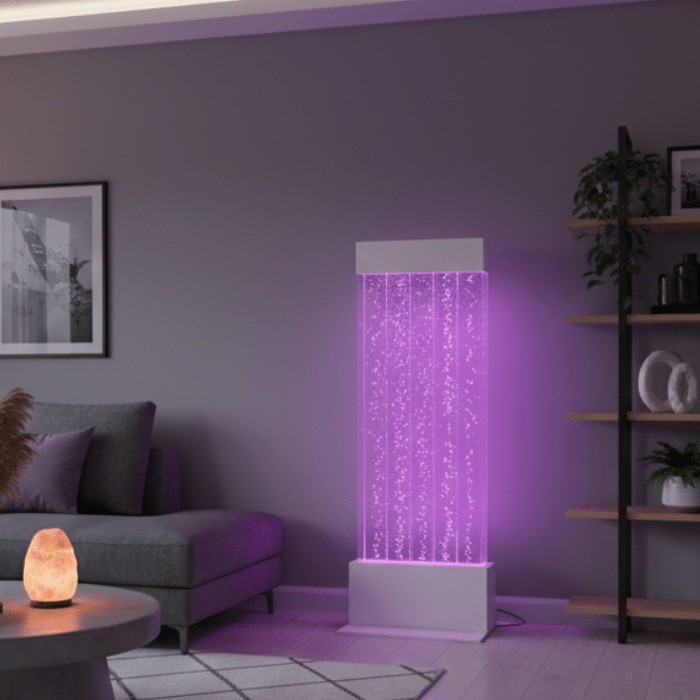 Free Standing Bubble Wall – White - Sensory Equipment