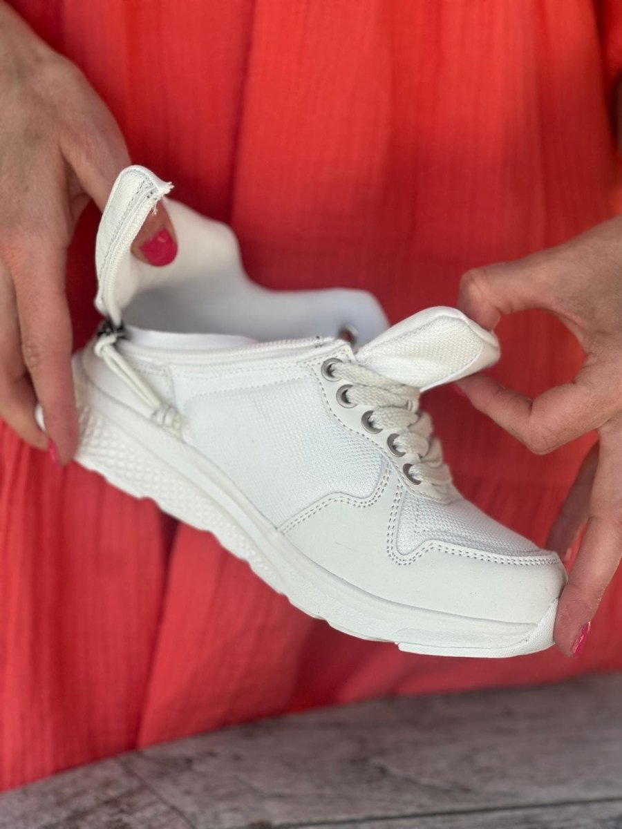 Friendly Shoes Excursion All White KIDS - Footwear