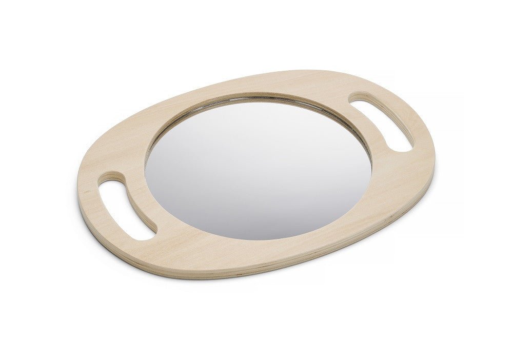 Hand Held Wooden Mirror - Learning Resource