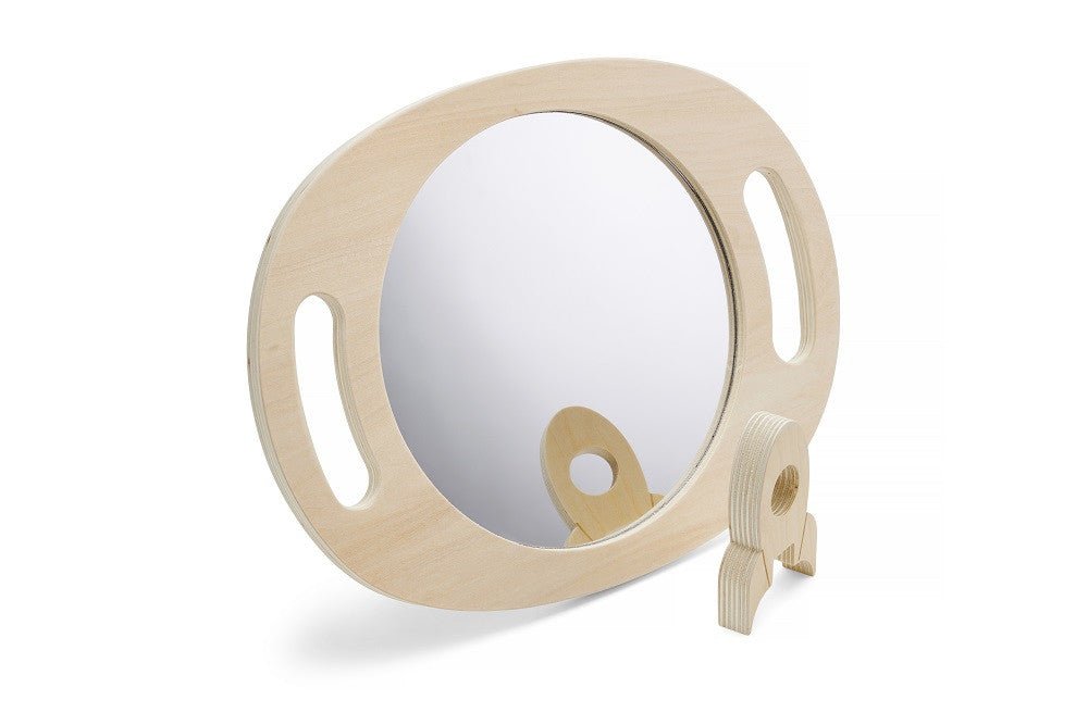 Hand Held Wooden Mirror - Learning Resource