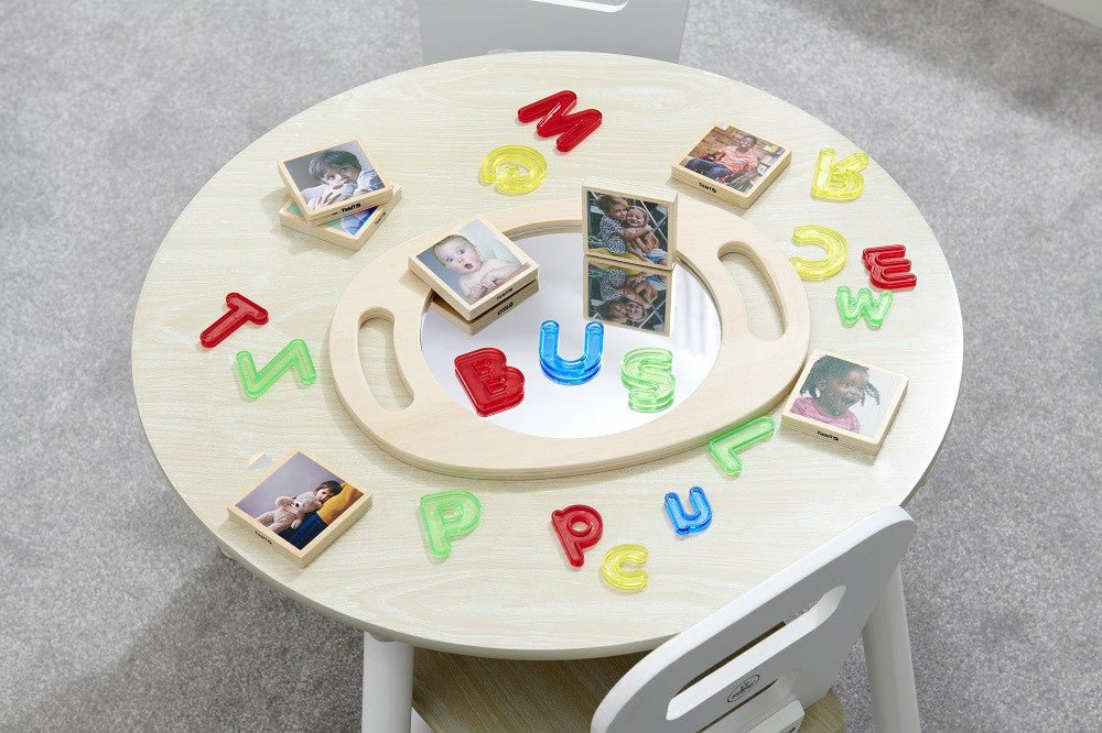 Hand Held Wooden Mirror - Learning Resource