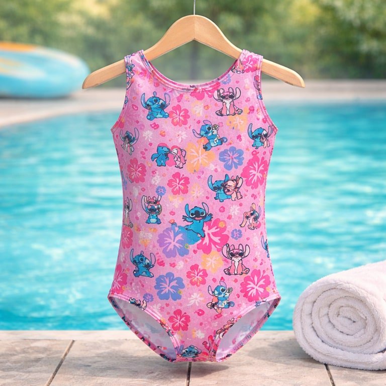 Hi - Line 'Boojiboo' Girls Incontinence Swimsuit (Lilo & Stitch) - Swimwear and Accessories