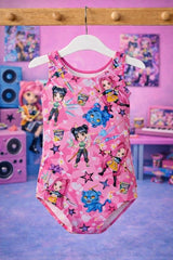 Hi - Line Girls Classic Swimsuit – Exclusive K - Pop Print - Swimwear and Accessories