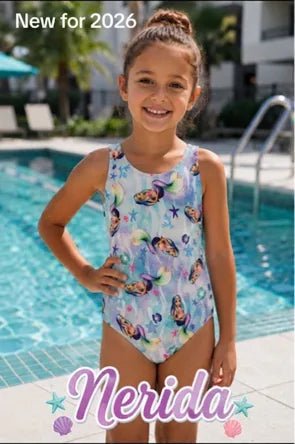 Hi-Line Girls’ Incontinence Swimsuit with Integrated Waterproof Pants - Swimwear and Accessories
