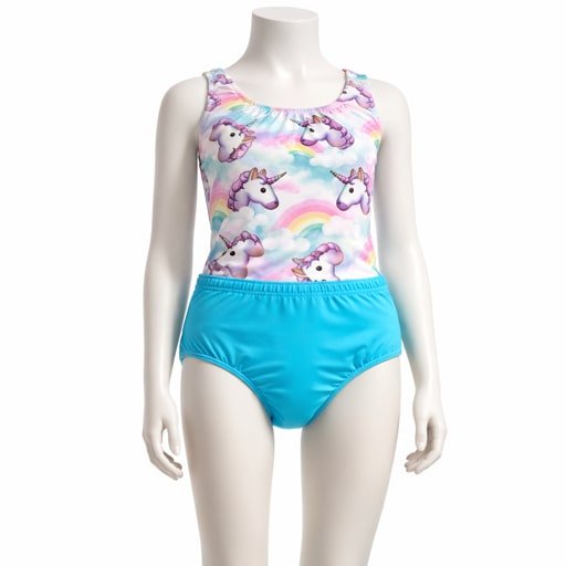 Hi - Line Girls Incontinence Tankini (Ages 9 - 14) - Swimwear and Accessories
