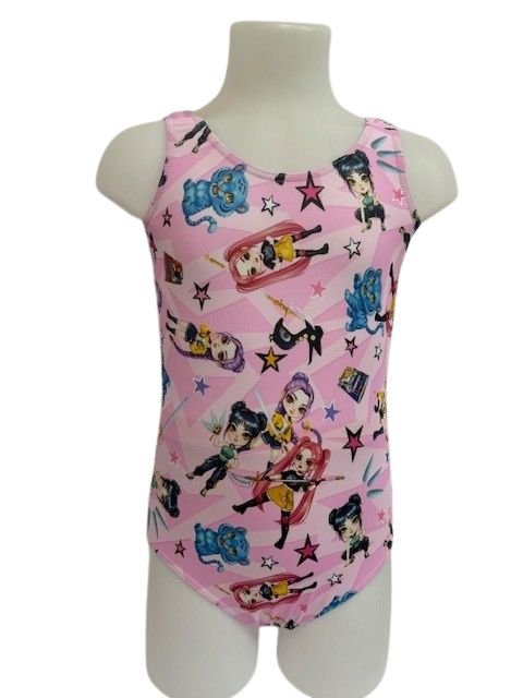 Hi-Line Girls Swimsuit – Exclusive K - Pop Print -