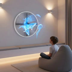  3d projector of a shark