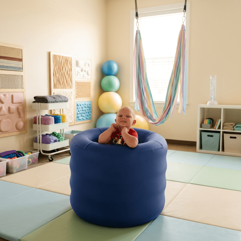 Inflatable Sensory Integration Barrel - 80cm - Sensory Equipment