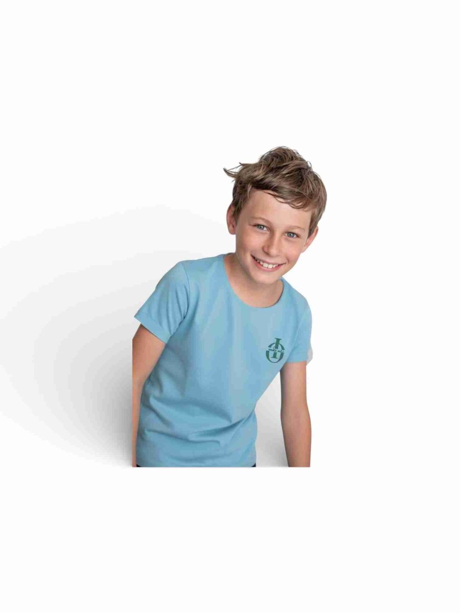 Inside Out Clothing Soft Cotton Seam Free Top Kids Short Sleeve - Daywear