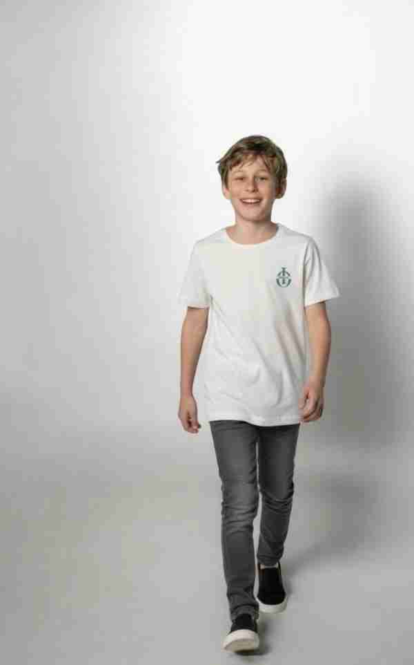 Inside Out Clothing Soft Cotton Seam Free Top Kids Short Sleeve - Daywear