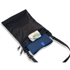 Junior Changing Mat and Waterproof Bag Set - Steel Blue/Black - Incontinence Aids
