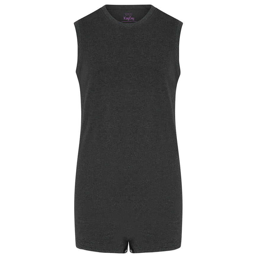 KayCey Adult Super Soft Popper Vest / Bodysuit - Bodyvests and Sleepwear