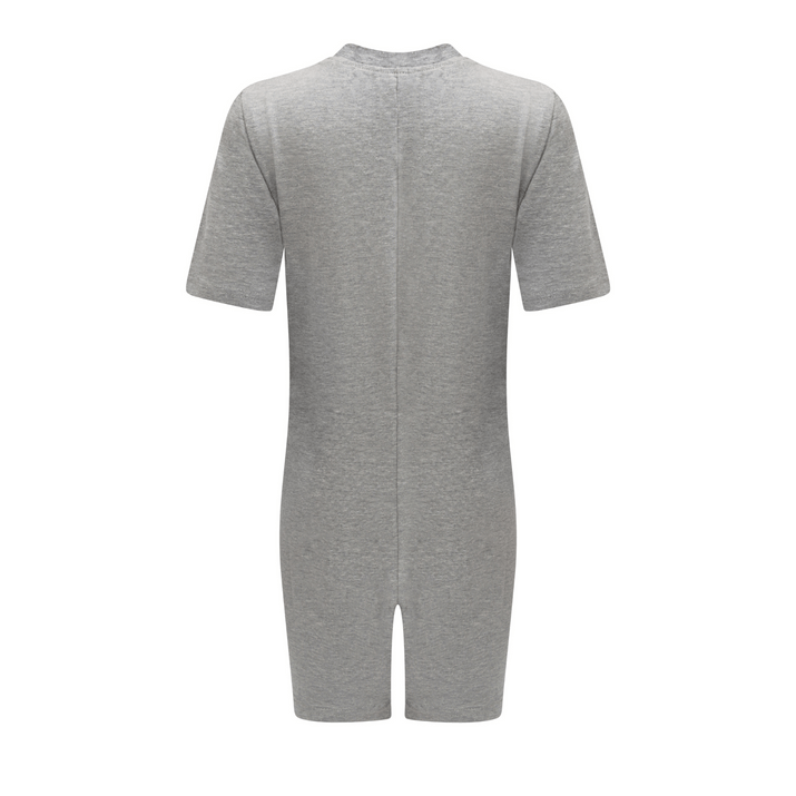 KayCey Short Sleeve / Knee Length Popper Vest - Child - Bodyvests and Sleepwear