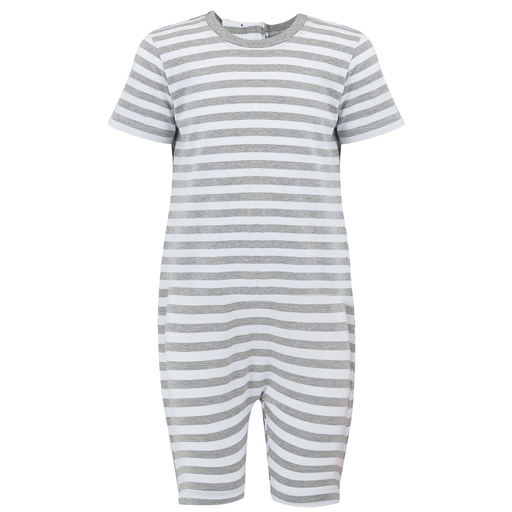 Kaycey Short Sleeved Zip Back Knee Length Jumpsuit - Child - Bodyvests and Sleepwear
