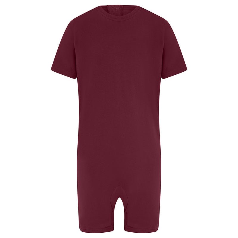 KayCey Short Sleeved Zip Back Short Leg Jumpsuit - Child - Bodyvests and Sleepwear