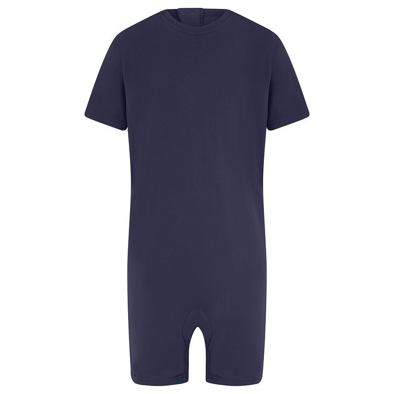 KayCey Short Sleeved Zip Back Short Leg Jumpsuit - Child - Bodyvests and Sleepwear