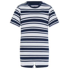 KayCey® Signature Stripes Short Sleeve Popper Vest Bodysuit - Bodyvests and Sleepwear