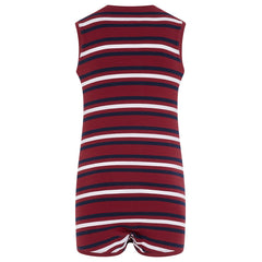 KayCey® Signature Stripes Sleeveless Popper Bodysuit - Bodyvests and Sleepwear
