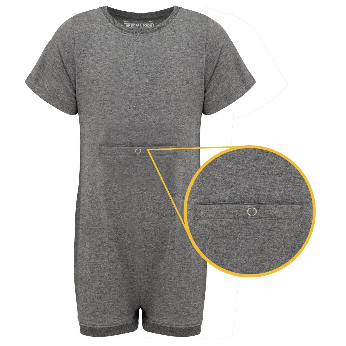 KayCey®P Adults Bodysuits - Short Sleeve with Tube Access - Bodyvests and Sleepwear