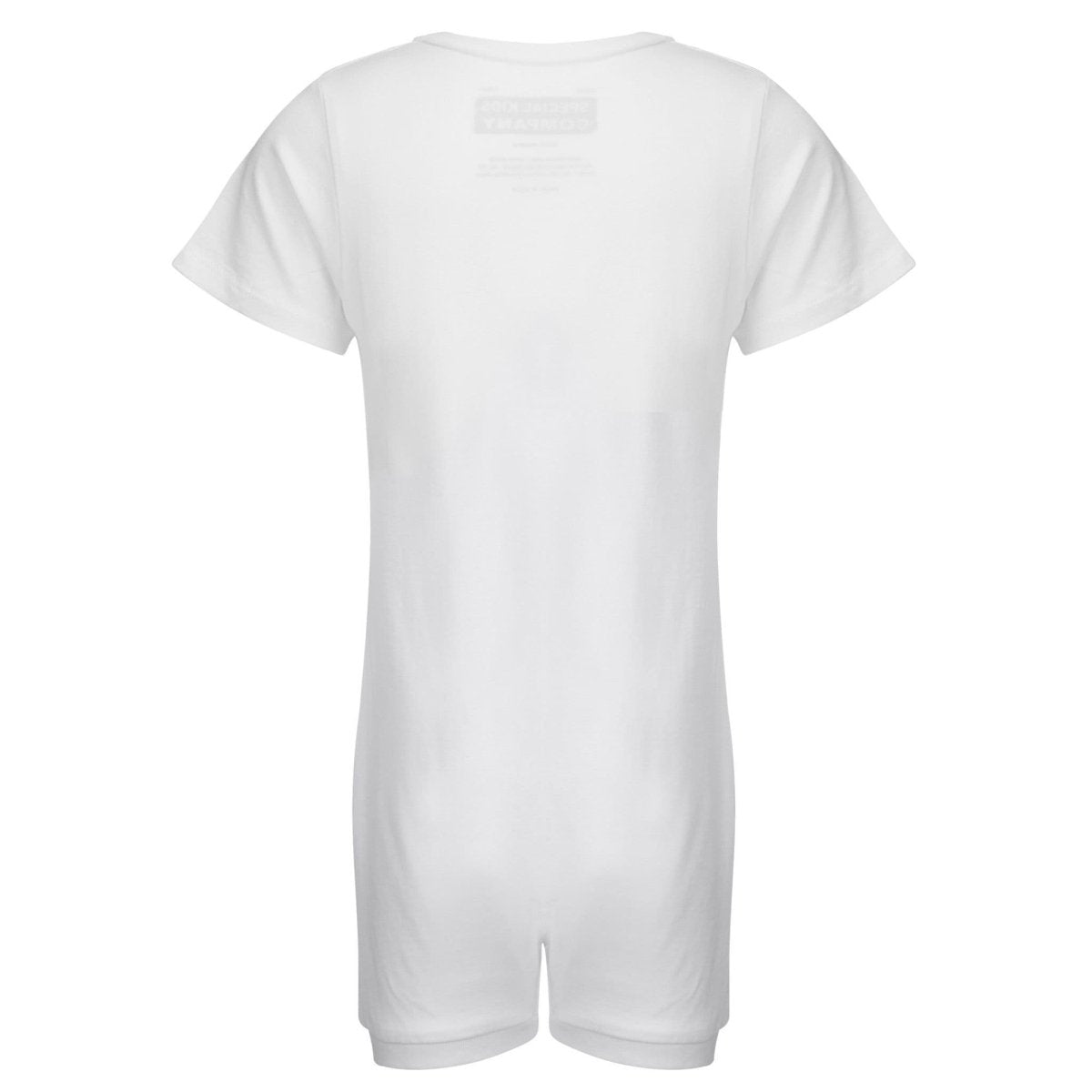 KayCey®P Kids Bodysuits - Short Sleeve with Tube Access - Bodyvests and Sleepwear