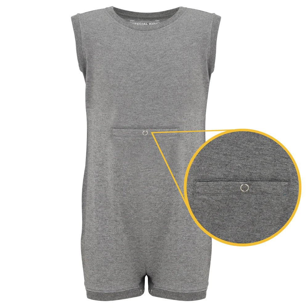 KayCey®P Kids Bodysuits - Sleeveless with Tube Access - Bodyvests and Sleepwear