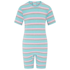 KayCey®Z Lite Secret Zip Back Jumpsuits (Kids) - Short Sleeve / Knee Length - Bodyvests and Sleepwear