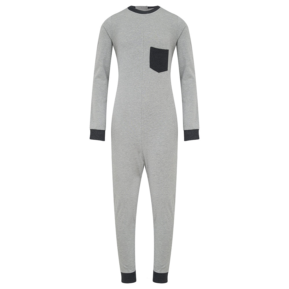 KayCey®Z Secret Soft Zip Back Jumpsuit - Long Sleeve / Long Leg - Kids - Bodyvests and Sleepwear