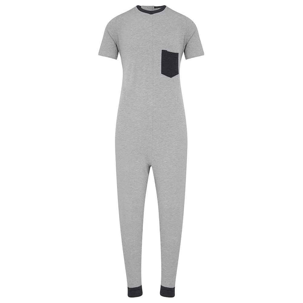 KayCey®Z Secret Zip Back Jumpsuit - Short Sleeve / Long Leg - Kids - Bodysuits
