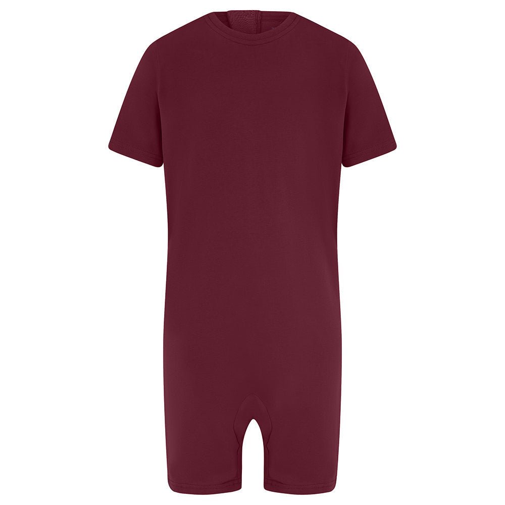 KayCey®Z Secret Zip Back Jumpsuit - Short Sleeve / Short Leg - Kids - Bodysuits