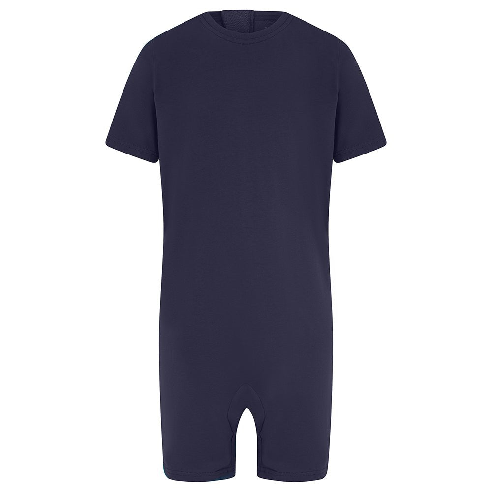 KayCey®Z Secret Zip Back Jumpsuit - Short Sleeve / Short Leg - Kids - Bodysuits