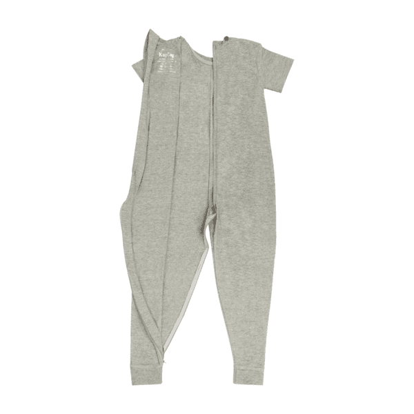 KayCey®Z Secret Zip Back Kids Jumpsuit - Short Sleeve / Long Leg - Bodyvests and Sleepwear