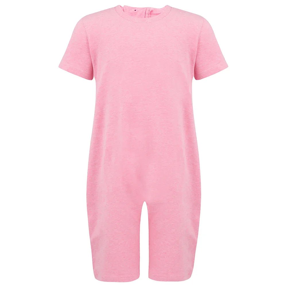 KayCey®Z Secret Zip Back Kids Jumpsuits - Short Sleeve / Short Leg - Bodyvests and Sleepwear