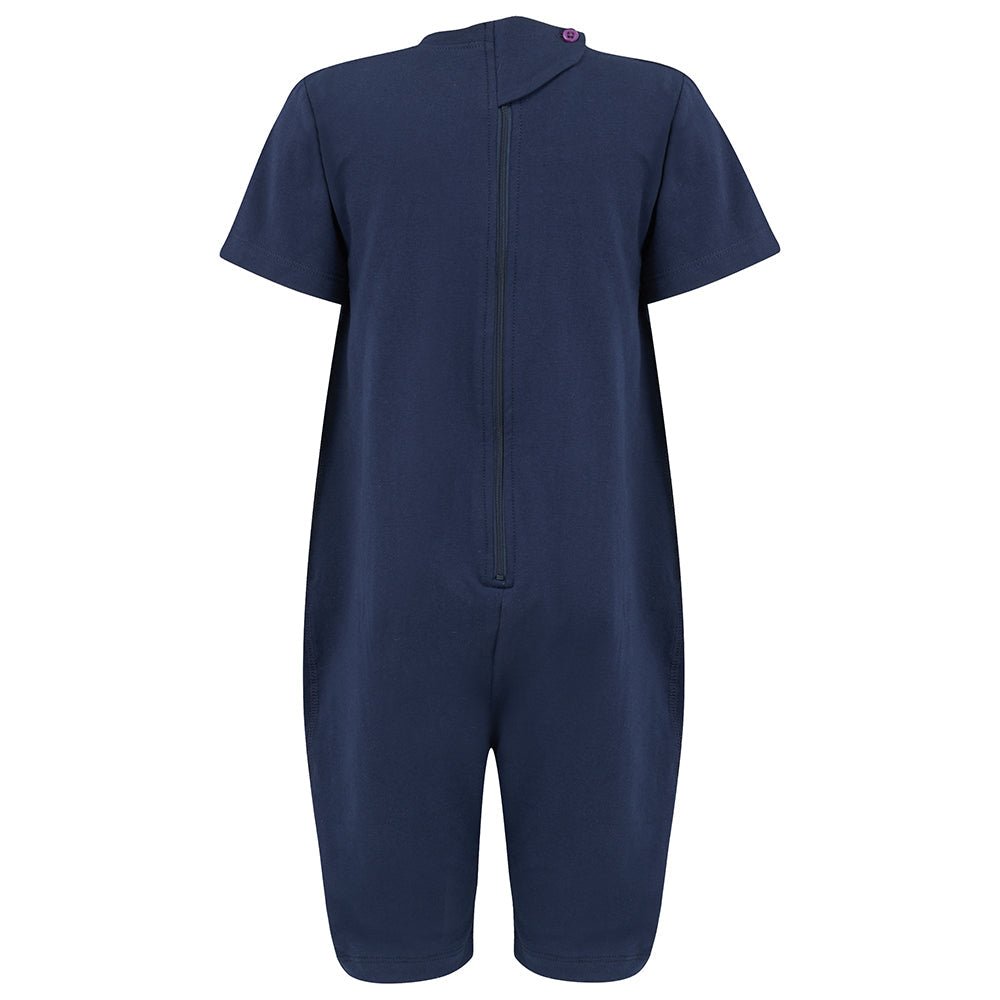 KayCey®Z Secret Zip Back Kids Jumpsuits - Short Sleeve / Short Leg - Bodyvests and Sleepwear