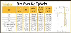 KayCey®Z Super Soft Secret Zip Back Jumpsuit - Long Sleeve / Short Leg - Kids - Bodyvests and Sleepwear