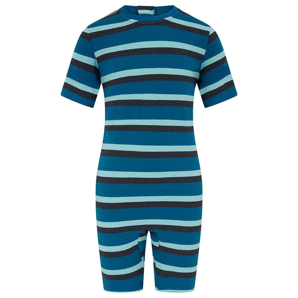 KayCey®Z Super Soft Secret Zip Back Jumpsuit - Short Sleeve / Short Leg - Kids (Lite) - Bodyvests and Sleepwear