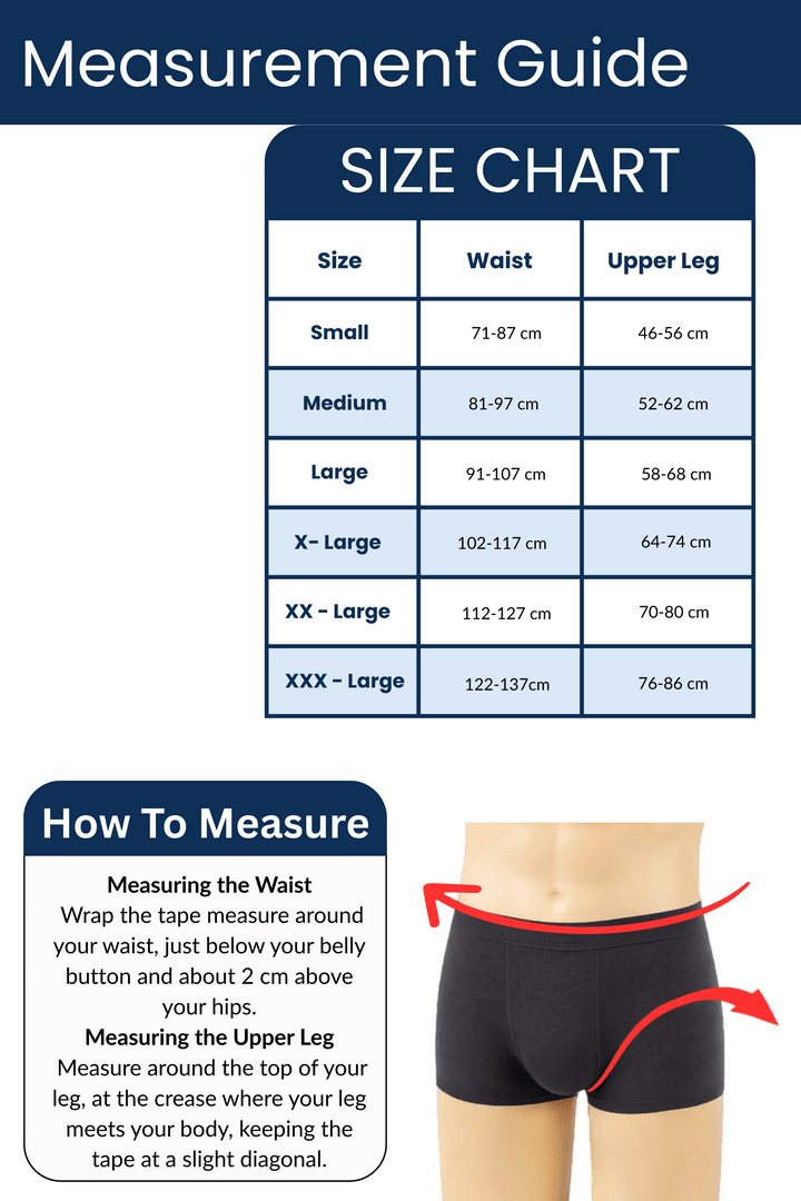 Kes - Vir Men’s Black Eco Incontinence Swim Shorts - Swimwear and Accessories