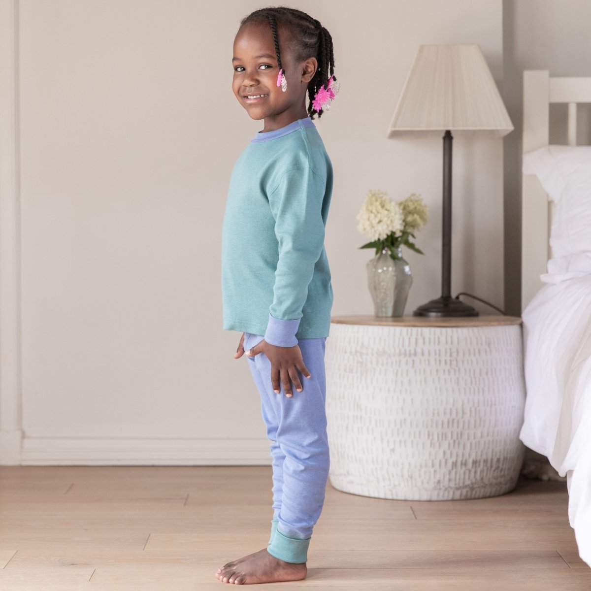 Kids Anti - Scratch Pyjama Set – Organic Cotton (Ages 3–13) - Bodyvests and Sleepwear