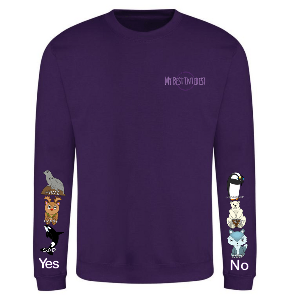 Kids Arctic Animals Communication Sweatshirt - Daywear