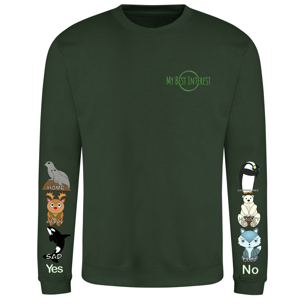 Kids Arctic Animals Communication Sweatshirt - Daywear