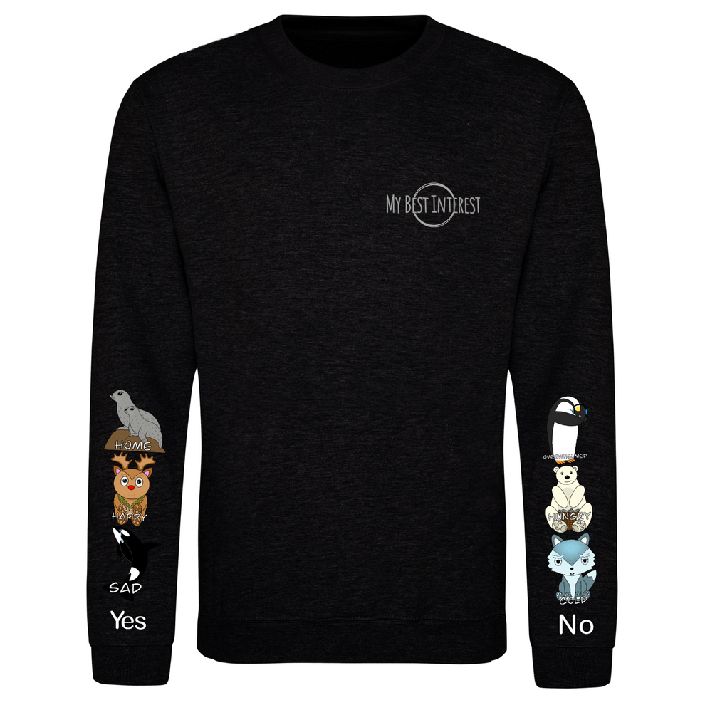 Kids Arctic Animals Communication Sweatshirt - Daywear