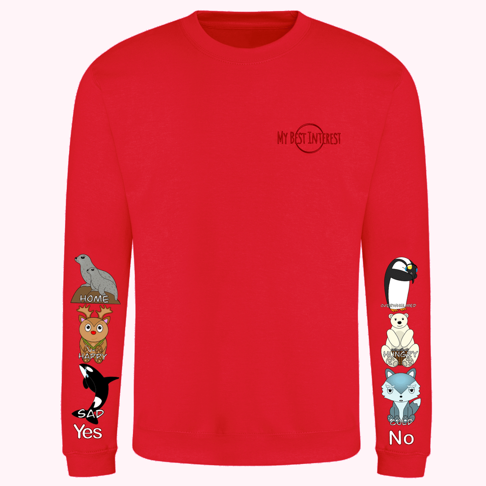 Kids Arctic Animals Communication Sweatshirt - Daywear