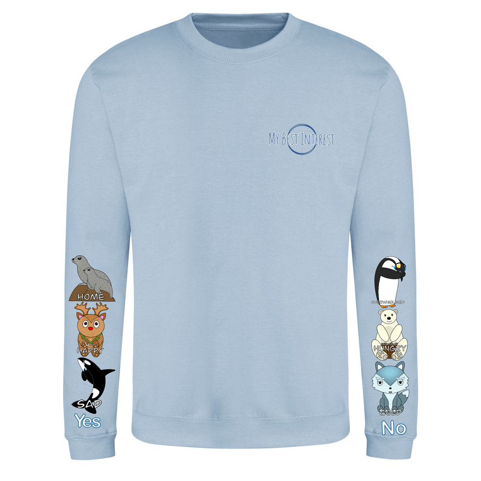 Kids Arctic Animals Communication Sweatshirt - Daywear