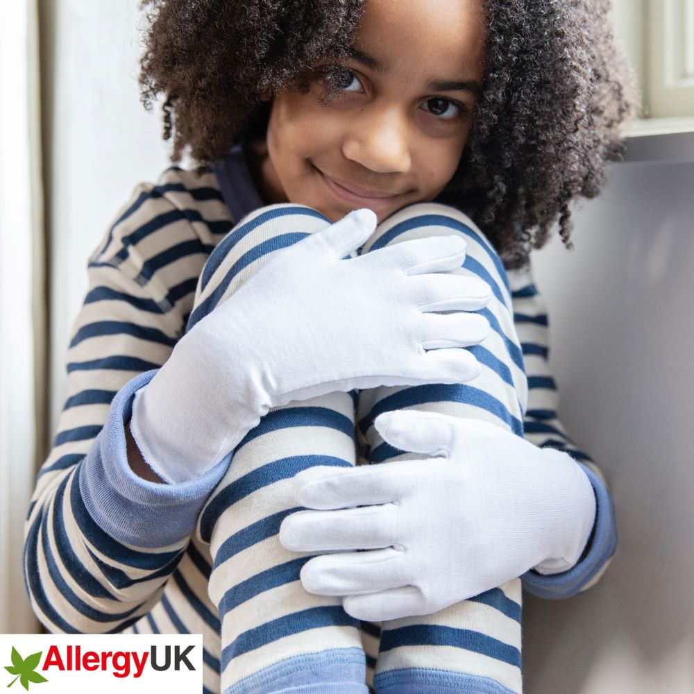 Kids Eczema Gloves (2 Pairs) – Organic Cotton, Seam - Free - Daywear