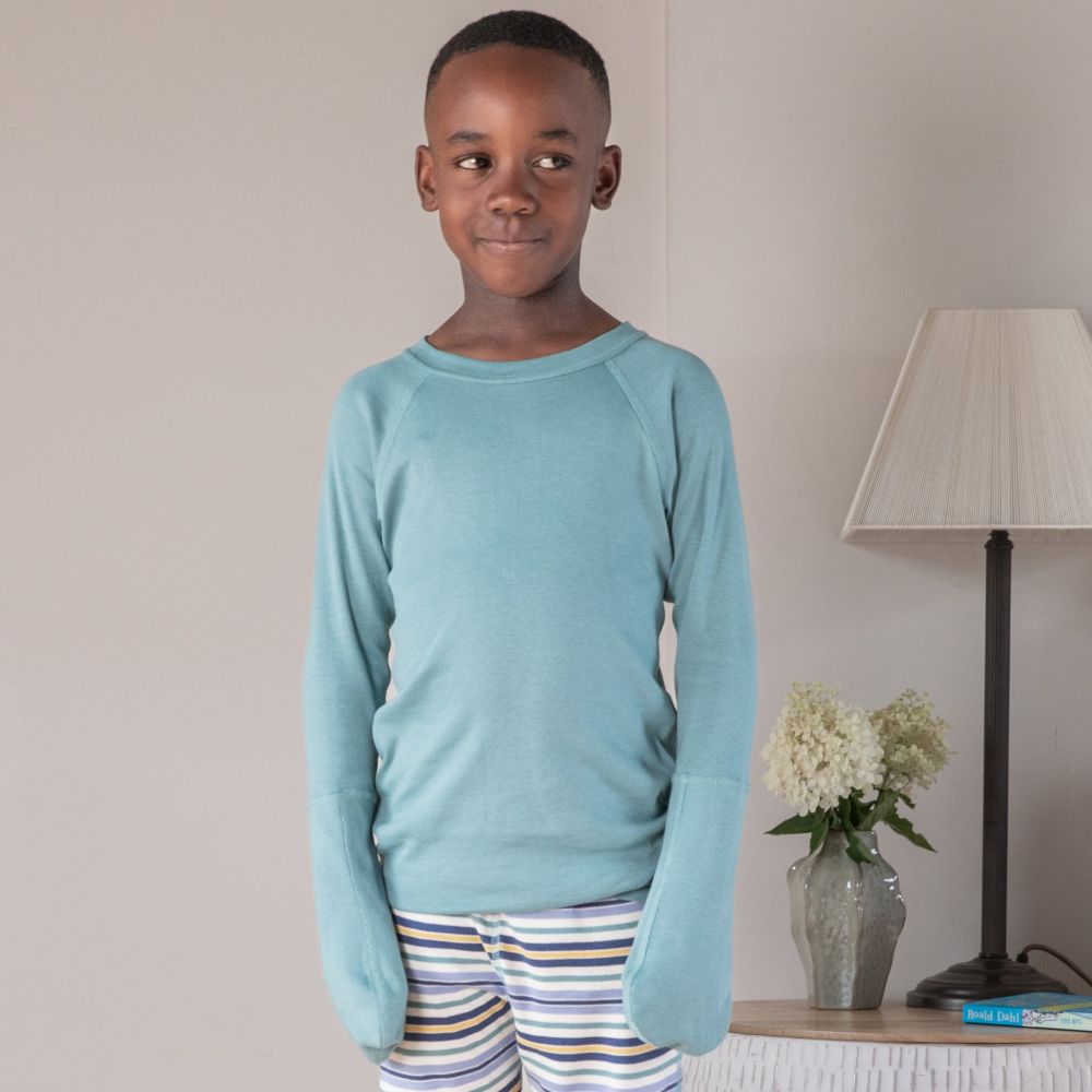 Kids Eczema Scratch Mitten T Top – Organic Cotton - Daywear
