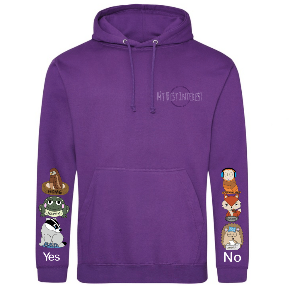 Kids Woodland Animal Communication Hoodie - Daywear