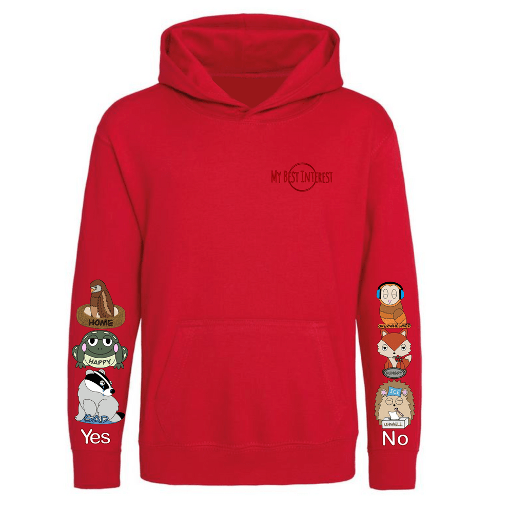 Kids Woodland Animal Communication Hoodie - Daywear