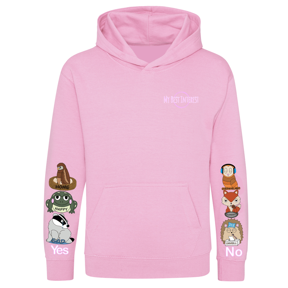Kids Woodland Animal Communication Hoodie - Daywear