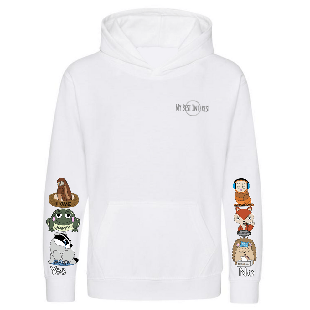 Kids Woodland Animal Communication Hoodie - Daywear