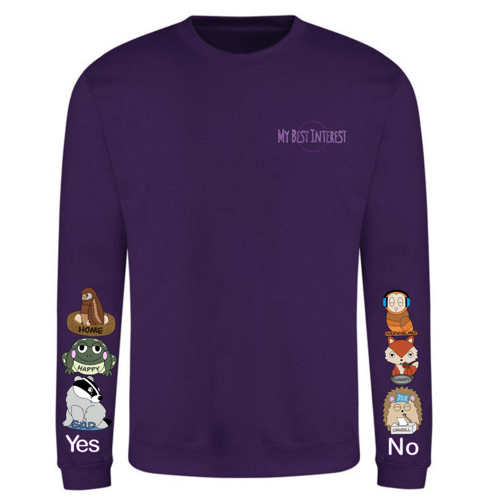 Kids Woodland Animal Communication Sweatshirt - Daywear